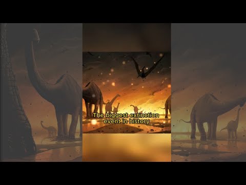 Earth's Catastrophic Extinction Event | The Great Dying | Strange facts you never knew #shorts