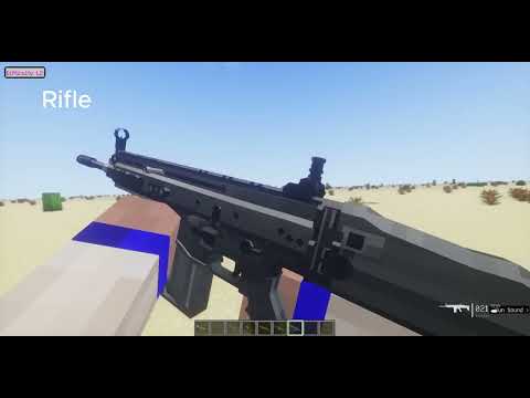 Minecraft Timeless and Classic Guns:Zero Mod 1.20.1 Showcase