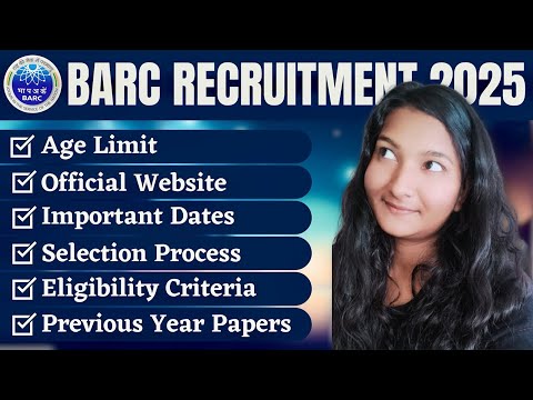 BARC Recruitment 2025 Form Fill Up | BARC EXAM 2025 | Scientific Officer Group | BARC OCES