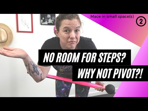 Steel mace movements - mace in small space 02 -make a flow