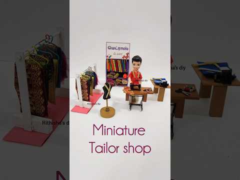 miniature Tailor Shop | golu dolls | navratri #bommalakoluvu #golu #navratri #goludolls