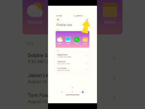 How to change poco phone display app size| Change Display App Size #shorts