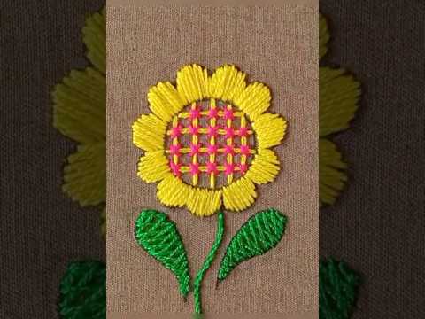 Just amazing embroidery designs forflowers#shortsfeed#embroidery#shorts#handembroidery#art#ternding