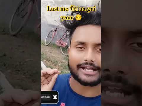Village vlogs video me shoot karte hi भैंस😂😂😆😆#shortsfeed #villagevlog #villageseen #gareebmsgaming