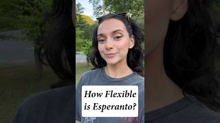 How Flexible is #esperanto #conlang #languagelearning #grammar #lesson #tips #17again #movie #quotes