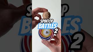 Wooden Trompo vs Korean Paengi 🌪️ Spintop Battles Pt.2 #squidgame #squidgame3 #spinningtop #spintop