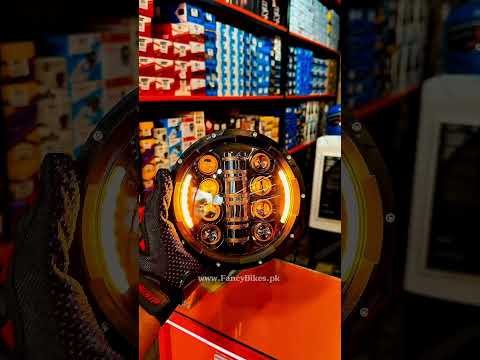 Insane Brightness! 7-Inch LED Headlight for Bikes 💡 | www.FancyBikes.pk