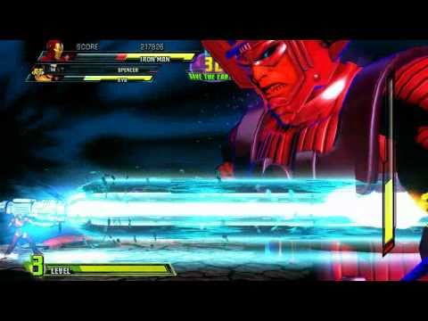 MvC3: Beams Vs Boss; Strategy to beat Galactus