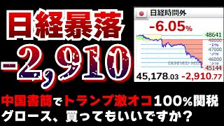 Nikkei -2910 yen. From selling to home