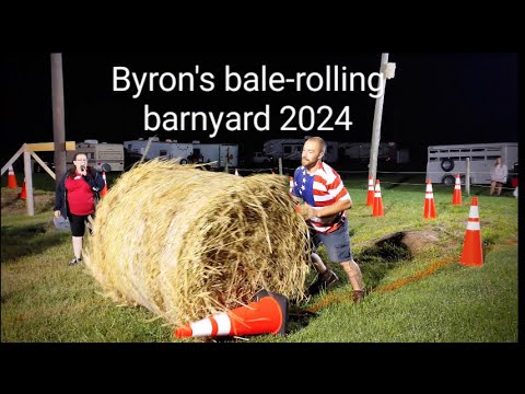 Solo Win! Orleans county fair hay bale roll