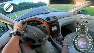Top Speed Test! Mercedes-Benz CLK 500 – German Muscle in Action