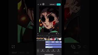 Black Eyes Trend Edit On Capcut #capcut #capcuttutorial #capcutedit #kimetsunoyaiba #tanjiro #shorts
