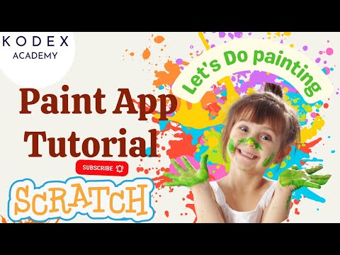 Scratch Painting App Tutorial: Create Color Palettes, Brush Sizes & Eraser Tool