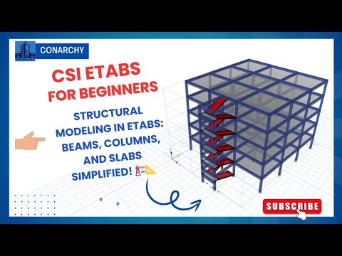 9. ETABS Building Design: Structural Modeling in ETABS - Beams, Columns, and Slabs Simplified! 🏗️📐