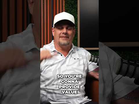Provide value and the rest will follow!