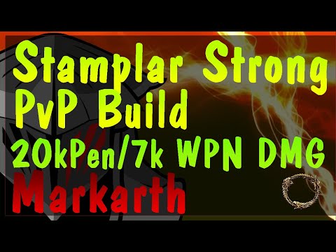ESO| Stamplar PvP Build| Markarth| GOOD FOR BATTLEGROUNDS AND IC | 1vX/Smallscale