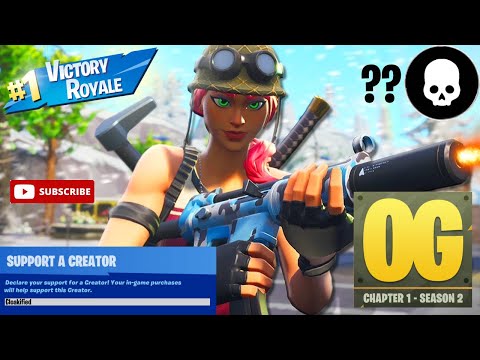 Fortnite OG | High Kill Win Gameplay | Controller Player | Creator Code: Cloakified (1080p Open)