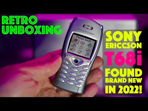 Unboxing A Brand New Sony Ericcson T68i in 2022!!