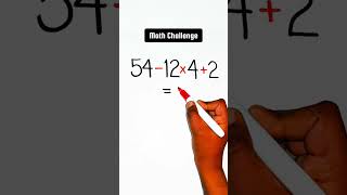 99% Fails.. in this Math Test 😱 #math #mathtest #mathchallenge #basicmath