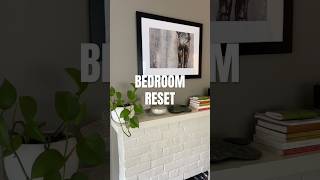 Love a good bedroom reset✨ #resetroutine #bedroomreset #cleaningmotivation #viralreel #viralshort