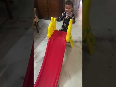Slide testing 🧸 #trending #slide #babyslide #testing #cutebaby #baby #ytshorts #toytesting
