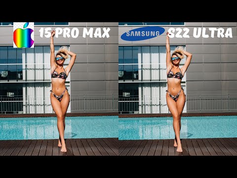 iPhone 15 Pro Max VS Samsung Galaxy S22 Ultra Camera Test Comparison