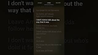 As It Was- Harry Styles #harrystyles  #lyrics