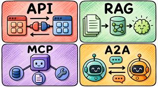 API vs RAG vs MCP vs A2A Explained in 19 Minutes.