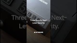 Three Keys to Next-Level Security.#GunSafe #HomeSecurity #SmartTech #SafetyFirst