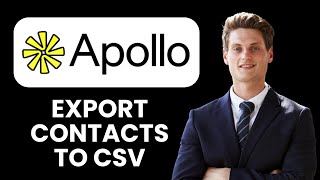 NEW! How to Export Apollo.io Contacts to CSV (2025) 📂 | Download & Manage Prospect Data Easily
