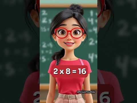 2x Times Table Song - Easy & Fun Way To Learn Multiplication Tables! #timestables #kidsfunlearning