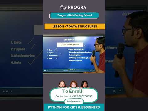 Lesson -7 Data Structures | Python for Kids & Beginners | #python #education