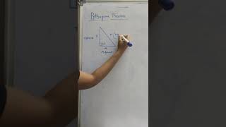 Pythagoras theorem formula #trigonametry