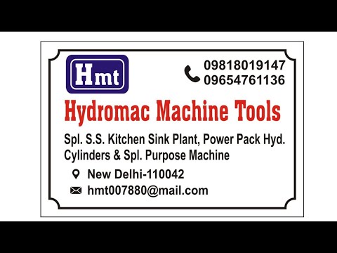 Hydraulic Deep Draw | Press Machine | Hydromac Machine Tools | Hydraulic Machine | Hmt