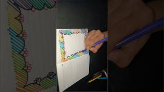 Easy and simple border design #borderdesign #border