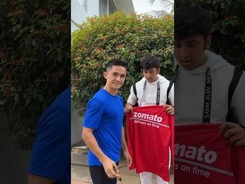 Oh Captain, My Captain’🙌🏻🙌🏻 #shorts #football #sunilchettri