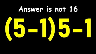 This Math Problem Tricks Everyone!