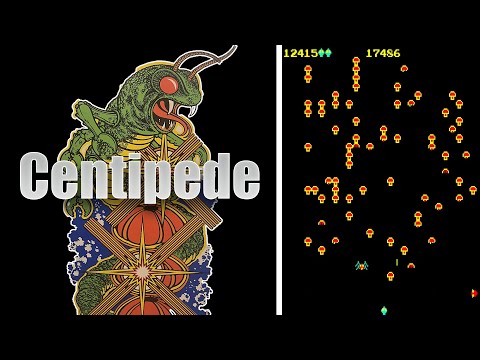 Centipede 1980 - Retro / Classic Arcade Gameplay