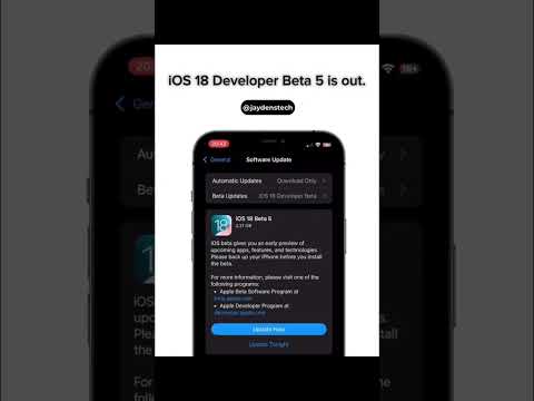 iOS 18 Developer beta 5 is out!! #trending #youtubeshorts #ios18beta #viralvideo