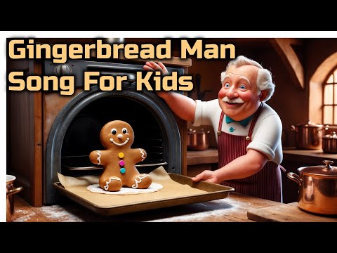 Gingerbread Man Song! 🏃 Run, Run, Run! (Nursery Rhyme)
