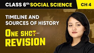Timeline and Sources of History - One Shot Revision | Class 6 Social Science Chapter 4 | CBSE