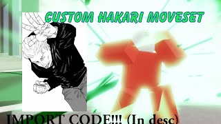 (Import code in desc) CUSTOM HAKARI MOVESET IN JJS!!! #jjs #hakari #viral 