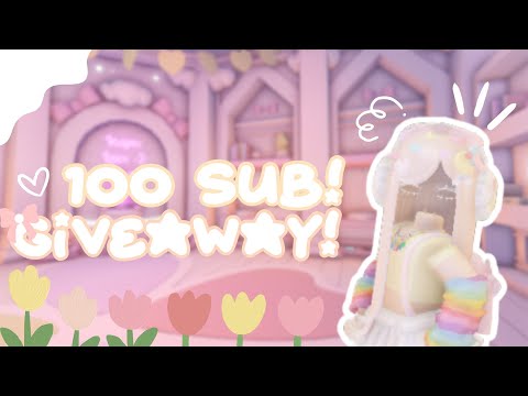 °•*⁀➷ [CLOSED] 100 Subscriber Giveaway! - #adoptme #adoptmegiveaway ⋆ ˚｡⋆୨୧˚