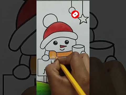 Happy New Year Drawing With Beautiful Teddy Bear #newyear #2025drawing #drawing #shorts #art