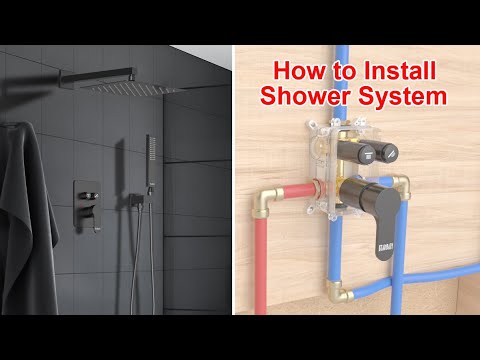 How to Install STARBATH Shower System Two Function Push Button - Installation Guide