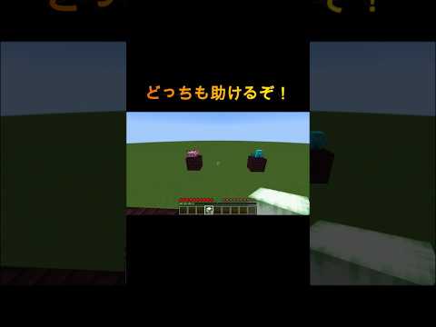 【マイクラ】助けを求める2匹のmobをどっちも助ける方法 #minecraft #ゲーム実況 #マイクラ #マインクラフト