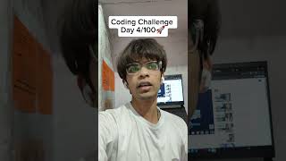 Coding challenge Day 4/100 . No stopping now #programmingjourney #codingchallenges #codeadventure