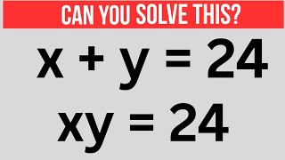 Can You Solve This In 30 Seconds ?  | 🏆 A Nice Math Olympiad Algebra...