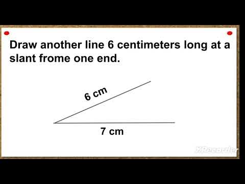 How to divide a 7 cm line into 3 equal parts? #easymathsonlineclasses #checkdescriptionbox #joinnow