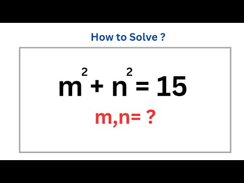 Math Olympiad question | how to solve m,n